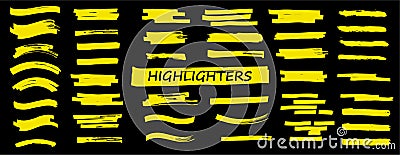 Highlighters set Vector Illustration